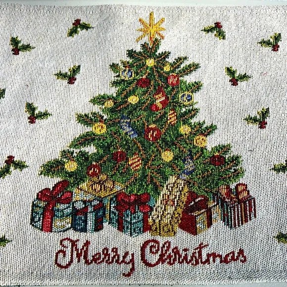Tapestry placemats holiday
Christmas house set of two Merry  Christmas Tree New - Picture 3 of 7